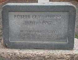 Clay Allison Dies