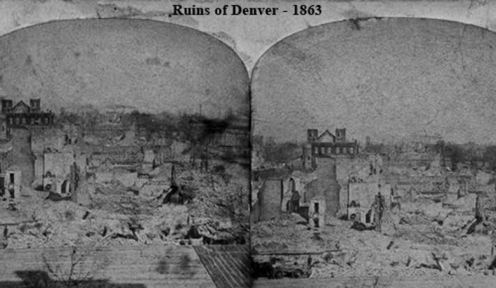 Denver 1863 fire