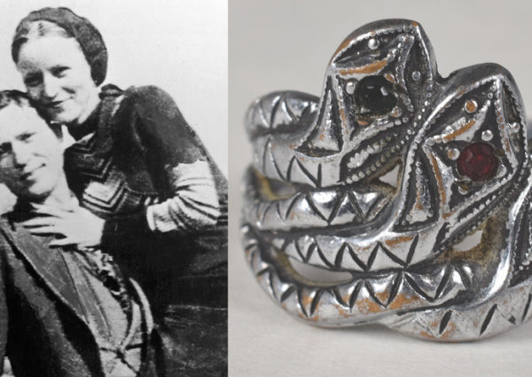 Bonnie Parker snake ring